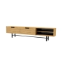 Szafka RTV-60 Drewno Lite Dąb Loft Lakier Rozmiary od 100 cm do 200 cm PREMIUM